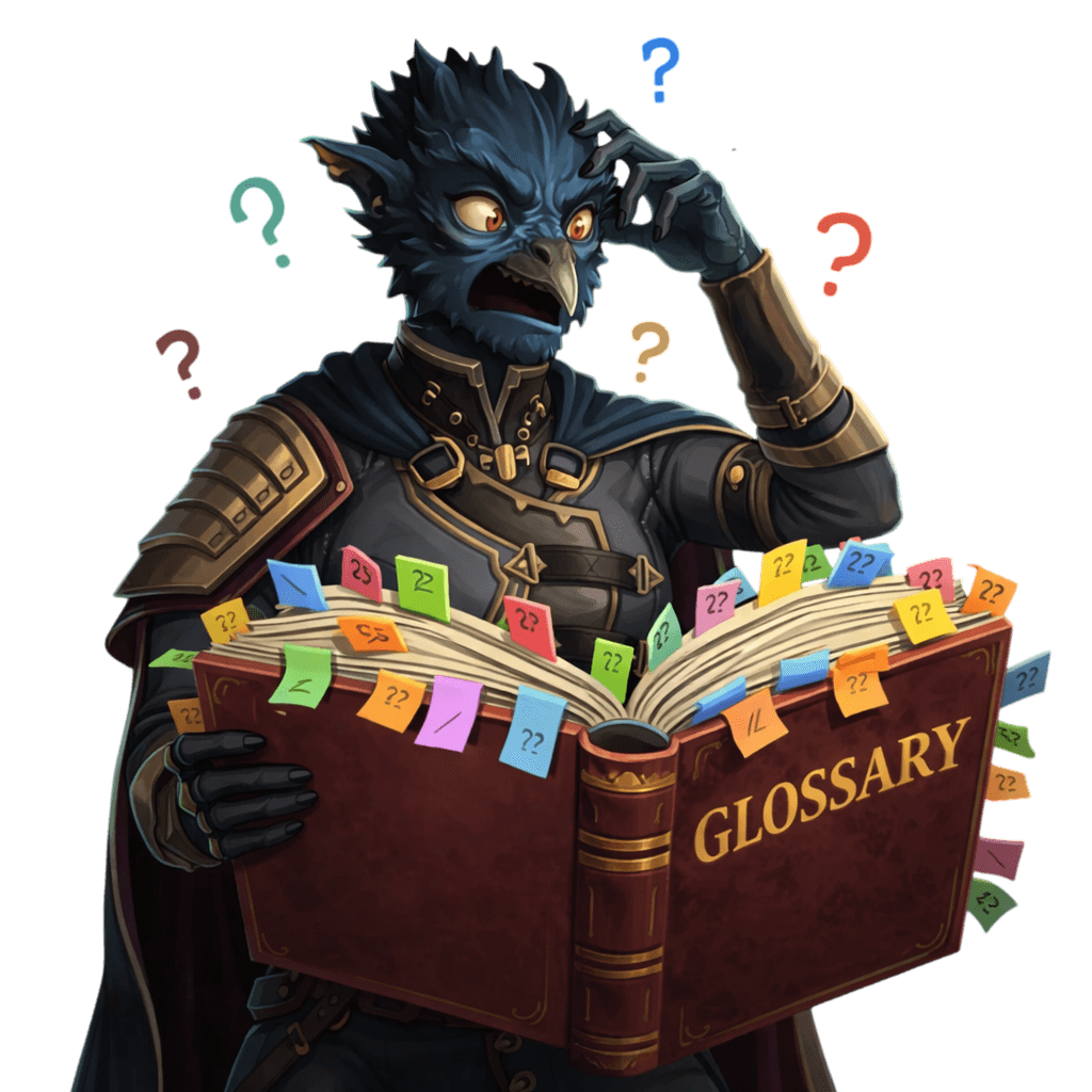 Crystalfall glossary